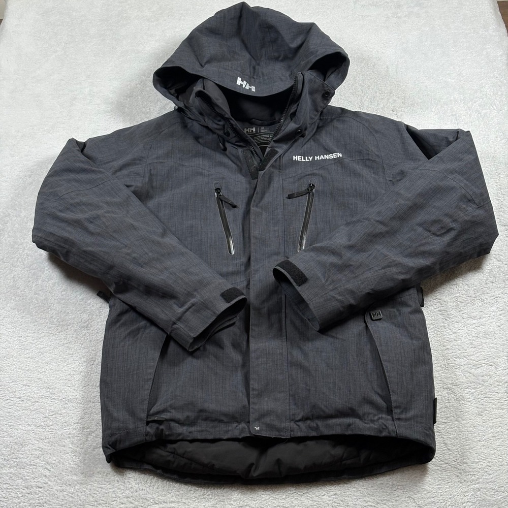 Helly Hansen Mountain Professional Series Ski Jacket Men's S Helly Tech Gray - Picture 2 of 10